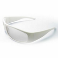 Boas Extreme Glasses White Frame/ Silver Mirror Lens